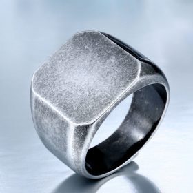 Old Style Stainless Steel Biker Ring
