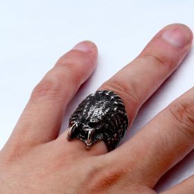 Stainless Steel Alien Predator Ring