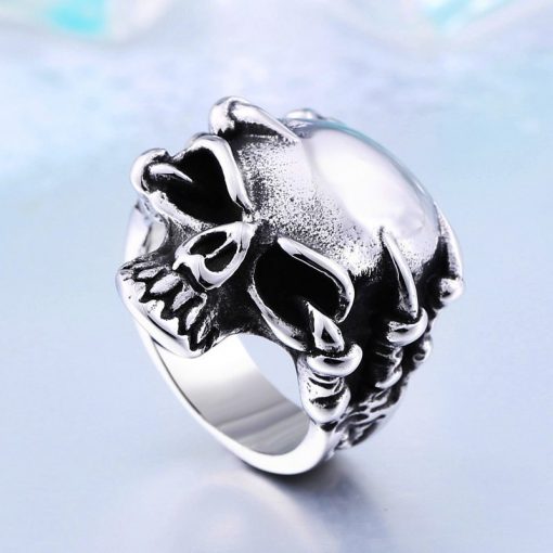 Stainless Steel Gothic Punk Claw Ring