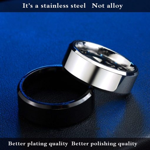 Stainless Steel Hip Hop Ring