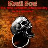 Stainless Steel Rock Skull Soul Leader Ring