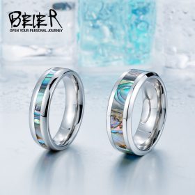 Stainless Steel Shells Simple Ring